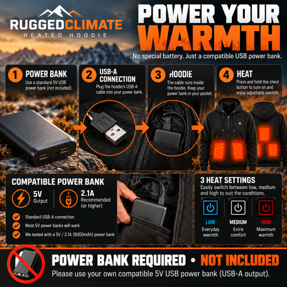 RuggedClimate™ Heated Hoodie
